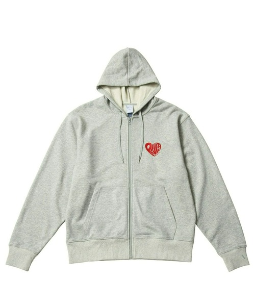 Rivvia PROJECTS（リヴィアプロジェクツ）の「【Rivvia PROJECTS】RV HEART ZIP HOODIE（パーカー・メンズ・グレー系1/ブラック×ホワイト/グレー系2・LARGE/MEDIUM/X-LARGE）」の11枚目の写真