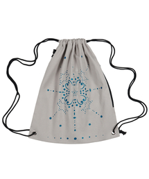 NFF（エヌエフエフ）の「dotline string bag-grey（バックパック/リュック）」