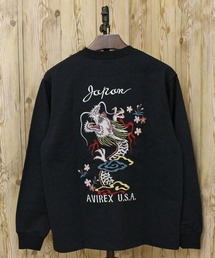 AVIREX（アヴィレックス）の「SOUVENIR L S T-SHIRT 'DRAGON& CHERRY BLOSSOMS'（Tシャツ/カットソー）」