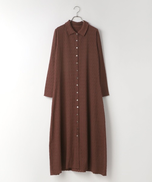 LOWRYS FARM(ローリーズファーム)の「カットレースエリワンピ 643599(ワンピース・レディース・ブラウン/ブルー/ブラック/アイボリー・FREE)」の1枚目の写真