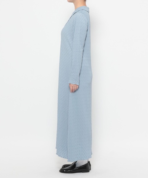 LOWRYS FARM(ローリーズファーム)の「カットレースエリワンピ 643599(ワンピース・レディース・ブラウン/ブルー/ブラック/アイボリー・FREE)」の7枚目の写真