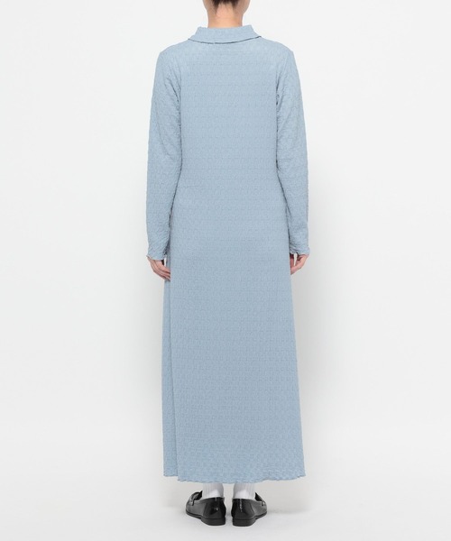 LOWRYS FARM(ローリーズファーム)の「カットレースエリワンピ 643599(ワンピース・レディース・ブラウン/ブルー/ブラック/アイボリー・FREE)」の8枚目の写真