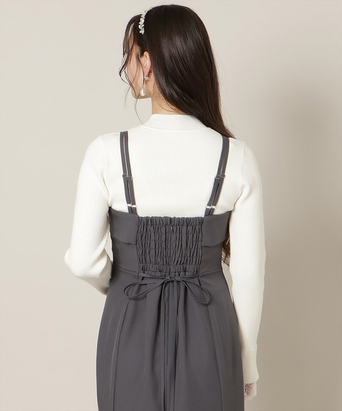WILLSELECTION(ウィルセレクション)の「フロントスリットマーメイドワンピース(ワンピース・レディース・ベージュ/チャコールグレー/ミント・FREE)」の8枚目の写真