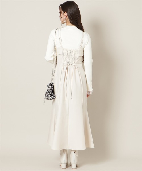 WILLSELECTION(ウィルセレクション)の「フロントスリットマーメイドワンピース(ワンピース・レディース・ベージュ/チャコールグレー/ミント・FREE)」の13枚目の写真