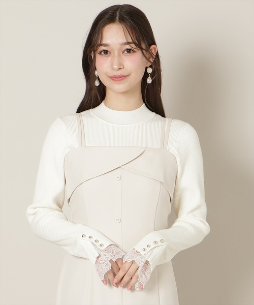 WILLSELECTION(ウィルセレクション)の「フロントスリットマーメイドワンピース(ワンピース・レディース・ベージュ/チャコールグレー/ミント・FREE)」の14枚目の写真