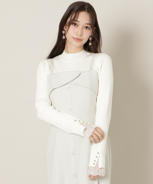 WILLSELECTION(ウィルセレクション)の「フロントスリットマーメイドワンピース(ワンピース・レディース・ベージュ/チャコールグレー/ミント・FREE)」の21枚目の写真