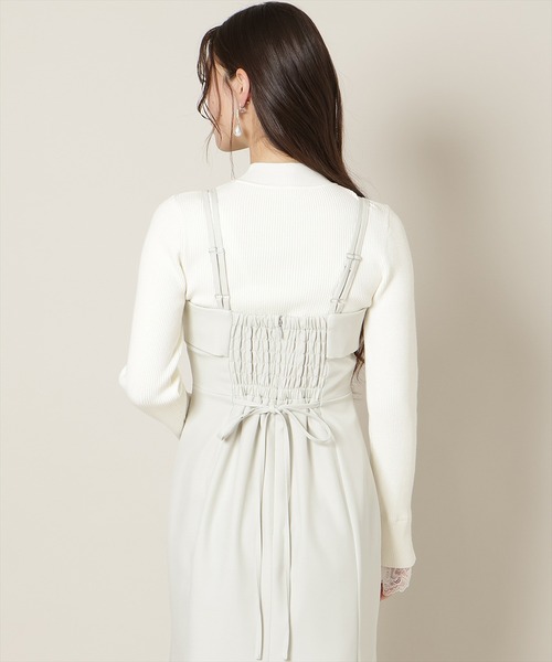 WILLSELECTION(ウィルセレクション)の「フロントスリットマーメイドワンピース(ワンピース・レディース・ベージュ/チャコールグレー/ミント・FREE)」の22枚目の写真