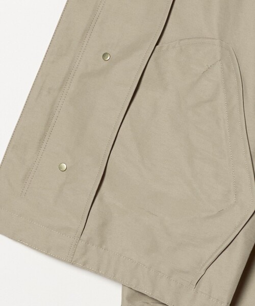 BEAUTY&YOUTH UNITED ARROWS(ビューティーアンドユースユナイテッドアローズ)の「グログランフード マウンテンパーカー ウォッシャブル はっ水(マウンテンパーカー・レディース・ライトグレー/ベージュ・L/M/S)」の3枚目の写真