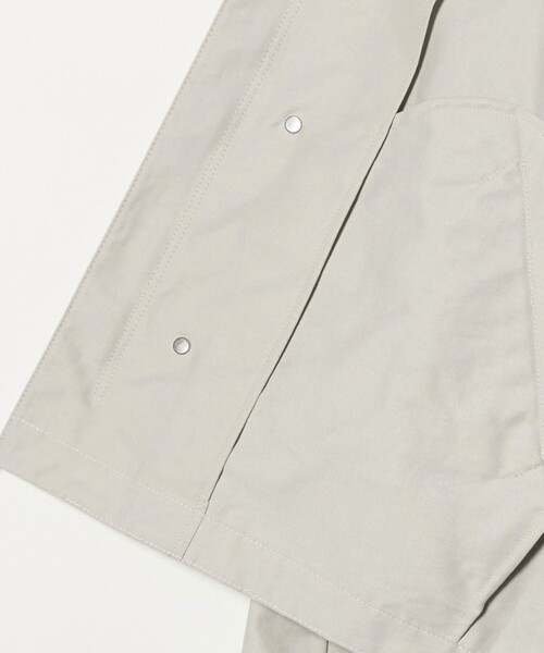 BEAUTY&YOUTH UNITED ARROWS(ビューティーアンドユースユナイテッドアローズ)の「グログランフード マウンテンパーカー ウォッシャブル はっ水(マウンテンパーカー・レディース・ライトグレー/ベージュ・L/M/S)」の8枚目の写真