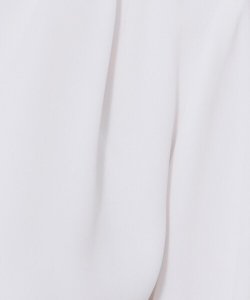 index(インデックス)の「フェイクパールピンボウタイブラウス【洗濯機OK/イージーアイロン/ストレッチ】《XS-LL》(シャツ/ブラウス・レディース・ネイビー系/ライトイエロー系/ベージュ系その他4/オフホワイト・42/40/34/38/36)」の9枚目の写真