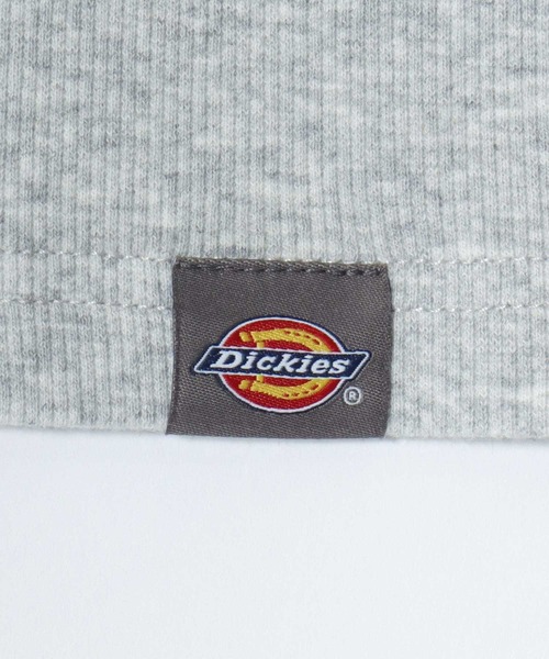 Dickies(ディッキーズ)の「Dickies/ディッキーズ タイトフィット デイリー テレコリブ 無地 ロゴ ワンポイント刺繍 ヘンリーネック 半袖Tシャツ/レディース メンズ(Tシャツ/カットソー・メンズ・ネイビー/ホワイト/グレー/ブラック・M/L/XL)」の19枚目の写真