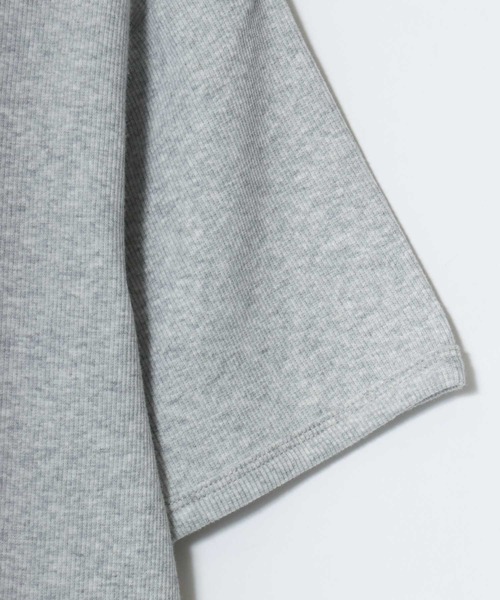 Dickies(ディッキーズ)の「Dickies/ディッキーズ タイトフィット デイリー テレコリブ 無地 ロゴ ワンポイント刺繍 ヘンリーネック 半袖Tシャツ/レディース メンズ(Tシャツ/カットソー・メンズ・ネイビー/ホワイト/グレー/ブラック・M/L/XL)」の17枚目の写真