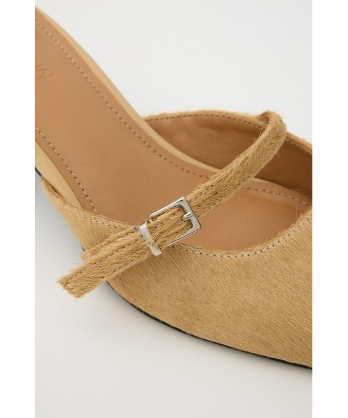MOUSSY(マウジー)の「【26年SS新作】STRAP POINTED ミュール(サンダル・レディース・ブラック/ベージュ・SMALL/MEDIUM/LARGE)」の9枚目の写真