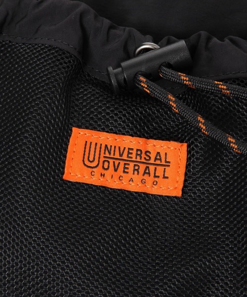 GEORGE'S(ジョージズ)の「【UNIVERSAL OVERALL】メッシュナップサック(バックパック/リュック・メンズ・ブラック/オレンジ/モカ・FREE)」の9枚目の写真