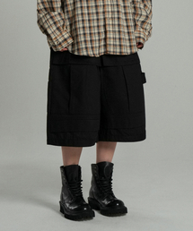 Ignis Maxi Cargo Bermuda Shorts Black