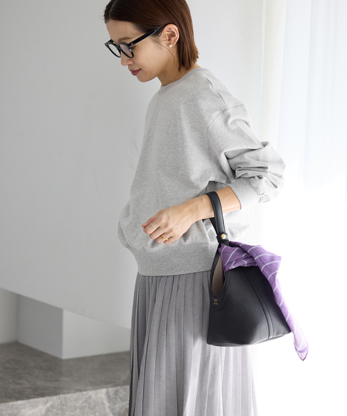 IENA（イエナ）の「《追加》ジップオープン2WAYスウェットプルオーバー（スウェット・レディース・アイボリー・FREE）」の7枚目の写真