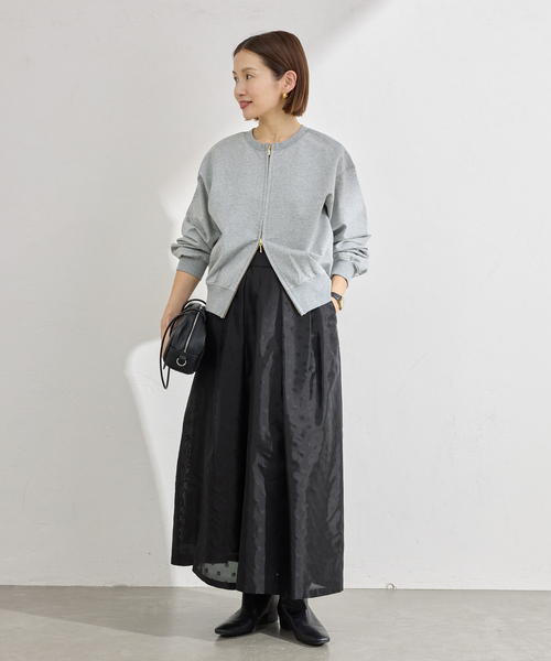 IENA（イエナ）の「《追加》ジップオープン2WAYスウェットプルオーバー（スウェット・レディース・アイボリー・FREE）」の15枚目の写真