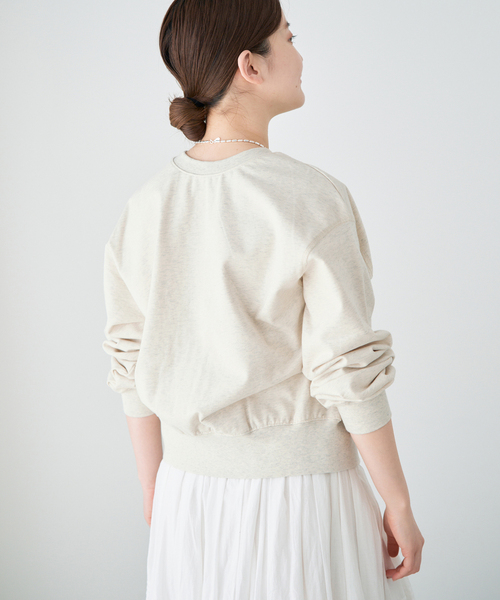 IENA（イエナ）の「《追加》ジップオープン2WAYスウェットプルオーバー（スウェット・レディース・アイボリー・FREE）」の19枚目の写真