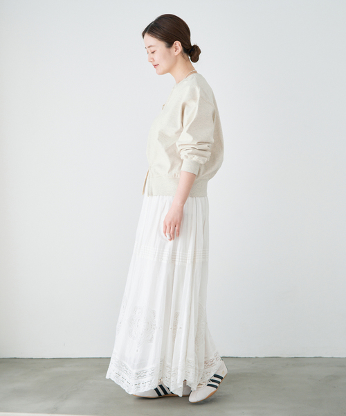 IENA（イエナ）の「《追加》ジップオープン2WAYスウェットプルオーバー（スウェット・レディース・アイボリー・FREE）」の20枚目の写真