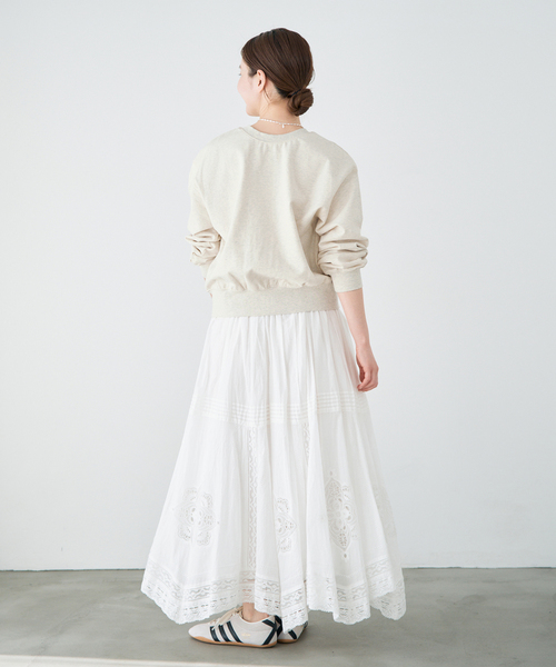 IENA（イエナ）の「《追加》ジップオープン2WAYスウェットプルオーバー（スウェット・レディース・アイボリー・FREE）」の21枚目の写真