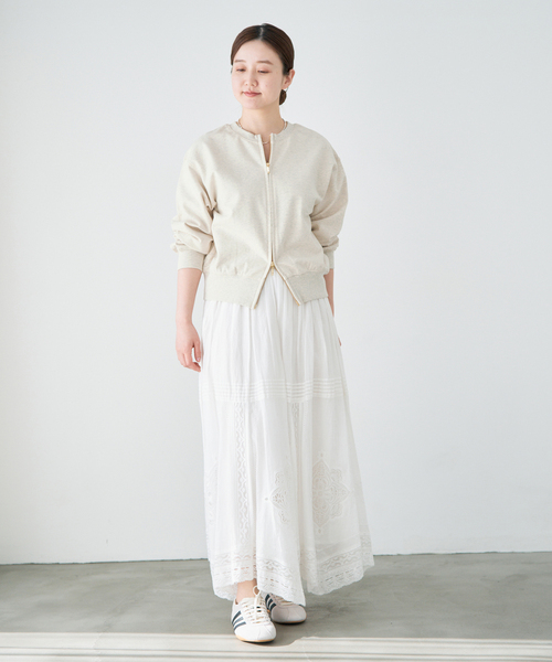 IENA（イエナ）の「《追加》ジップオープン2WAYスウェットプルオーバー（スウェット・レディース・アイボリー・FREE）」の22枚目の写真