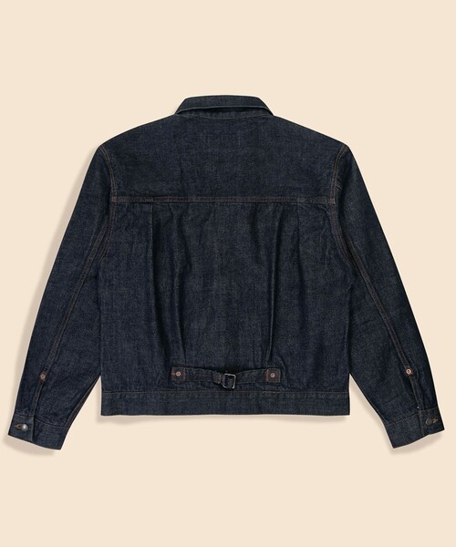 BROOKS BROTHERS(ブルックスブラザーズ)の「ワンウォッシュ セルビッジデニム トラッカージャケット(デニムジャケット・メンズ・ブルー・SMALL/MEDIUM/LARGE)」の3枚目の写真