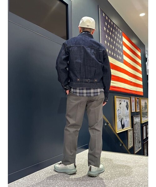 BROOKS BROTHERS(ブルックスブラザーズ)の「ワンウォッシュ セルビッジデニム トラッカージャケット(デニムジャケット・メンズ・ブルー・SMALL/MEDIUM/LARGE)」の11枚目の写真
