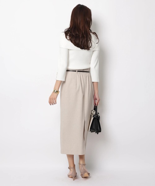 JUSGLITTY(ジャスグリッティー)の「7分袖ケープオフショルニット(ニット/セーター・レディース・ピンク/ベージュ系その他/ブルー系その他3/ネイビー/ホワイト・2)」の13枚目の写真