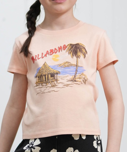 BILLABONG（ビラボン）の「BILLABONG/ビラボン キッズ GIRLS S/S TEEシャツ GRAPHIC ベイビーフィット BG015252（Tシャツ/カットソー・キッズ・ライトピンク/ホワイト/スミクロ・140cm/150cm/130cm）」の3枚目の写真