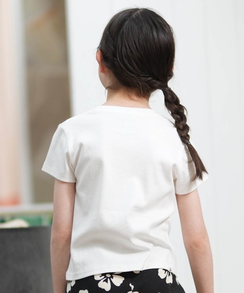 BILLABONG（ビラボン）の「BILLABONG/ビラボン キッズ GIRLS S/S TEEシャツ GRAPHIC ベイビーフィット BG015252（Tシャツ/カットソー・キッズ・ライトピンク/ホワイト/スミクロ・140cm/150cm/130cm）」の5枚目の写真