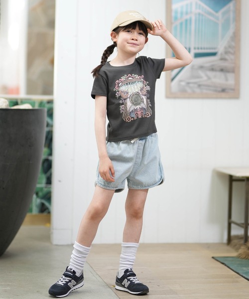 BILLABONG（ビラボン）の「BILLABONG/ビラボン キッズ GIRLS S/S TEEシャツ GRAPHIC ベイビーフィット BG015252（Tシャツ/カットソー・キッズ・ライトピンク/ホワイト/スミクロ・140cm/150cm/130cm）」の10枚目の写真