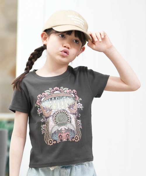 BILLABONG（ビラボン）の「BILLABONG/ビラボン キッズ GIRLS S/S TEEシャツ GRAPHIC ベイビーフィット BG015252（Tシャツ/カットソー・キッズ・ライトピンク/ホワイト/スミクロ・140cm/150cm/130cm）」の8枚目の写真