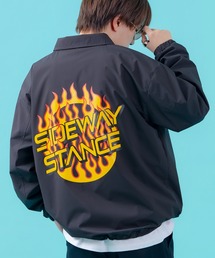 improves（インプローブス）の「【SIDEWAY STANCE】プリント コーチジャケット（ナイロンジャケット）」