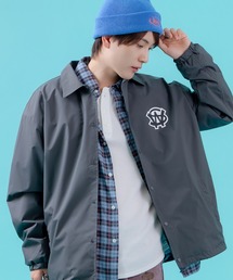SIDEWAY STANCE（サイドウェイスタンス）の「【SIDEWAY STANCE】プリント コーチジャケット（ナイロンジャケット）」