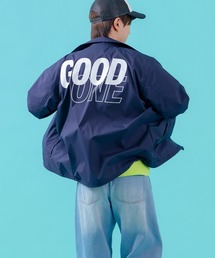 SIDEWAY STANCE（サイドウェイスタンス）の「【SIDEWAY STANCE】プリント コーチジャケット（ナイロンジャケット）」