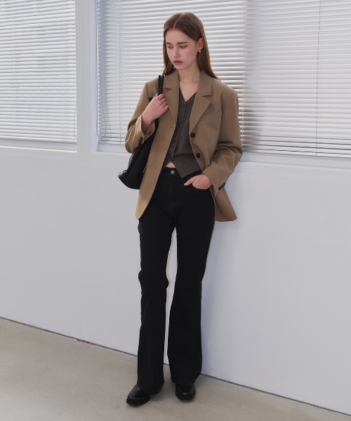 GENERAL IDEA(ジェネラルアイデア)の「【GENERAL IDEA】ブーツカットウォッシュデニムパンツ / BOOTCUT WASHING DENIM PANTS(デニムパンツ・レディース・ライトブルー/ダークブルー/ネイビー/ブラック・L/M/S/XL)」の9枚目の写真