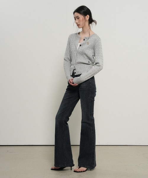 GENERAL IDEA(ジェネラルアイデア)の「【GENERAL IDEA】ブーツカットウォッシュデニムパンツ / BOOTCUT WASHING DENIM PANTS(デニムパンツ・レディース・ライトブルー/ダークブルー/ネイビー/ブラック・L/M/S/XL)」の22枚目の写真