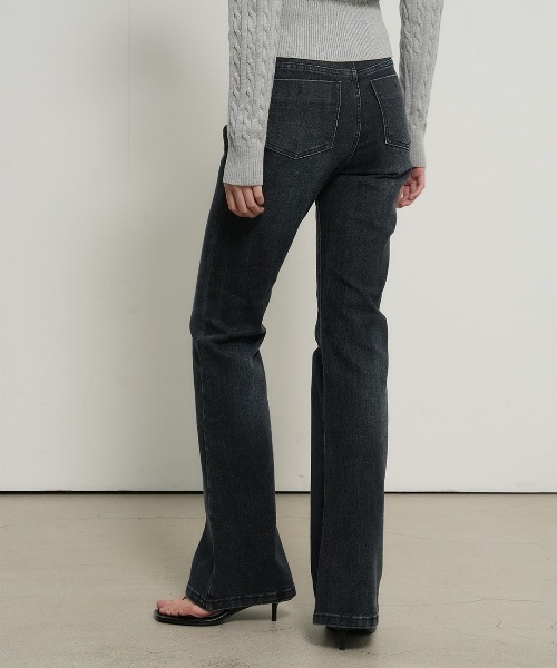 GENERAL IDEA(ジェネラルアイデア)の「【GENERAL IDEA】ブーツカットウォッシュデニムパンツ / BOOTCUT WASHING DENIM PANTS(デニムパンツ・レディース・ライトブルー/ダークブルー/ネイビー/ブラック・L/M/S/XL)」の20枚目の写真