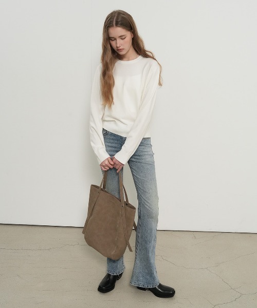 GENERAL IDEA(ジェネラルアイデア)の「【GENERAL IDEA】ブーツカットウォッシュデニムパンツ / BOOTCUT WASHING DENIM PANTS(デニムパンツ・レディース・ライトブルー/ダークブルー/ネイビー/ブラック・L/M/S/XL)」の15枚目の写真