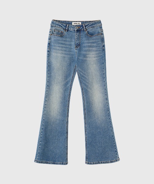 GENERAL IDEA(ジェネラルアイデア)の「【GENERAL IDEA】ブーツカットウォッシュデニムパンツ / BOOTCUT WASHING DENIM PANTS(デニムパンツ・レディース・ライトブルー/ダークブルー/ネイビー/ブラック・L/M/S/XL)」の16枚目の写真