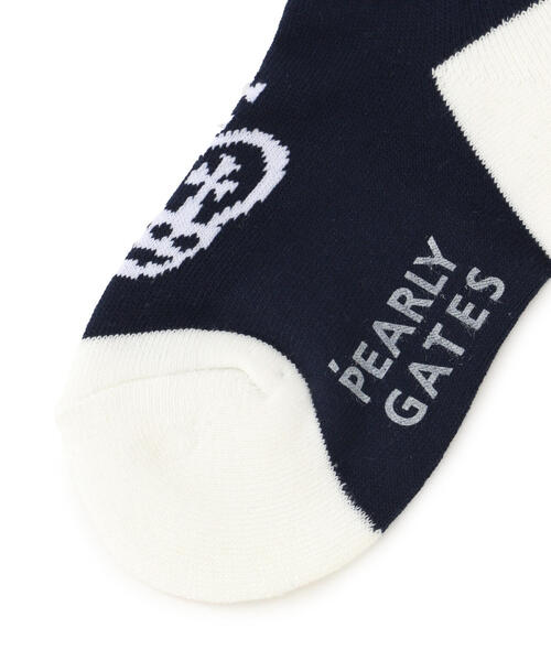 PEARLY GATES(パーリーゲイツ)の「差込スカルラビットショートSOX(ソックス/靴下・メンズ・ネイビー/ホワイト・FREE)」の8枚目の写真