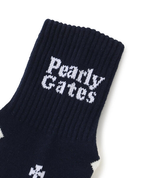 PEARLY GATES(パーリーゲイツ)の「差込スカルラビットショートSOX(ソックス/靴下・メンズ・ネイビー/ホワイト・FREE)」の9枚目の写真