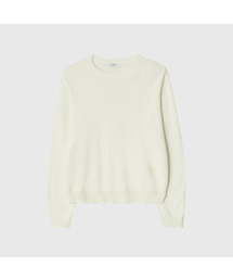 ルミシルクラックスクルーネックニット / LUMI SILK LUXE CREW NECK KNIT_4colors