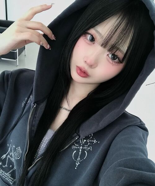 DEFGARMENTS（デフグラメンツ）の「STONE CROSS HOOD ZIP UP [NAVY]（パーカー・レディース・その他・SMALL/LARGE）」の11枚目の写真