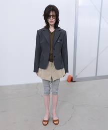 LCDC TM（エルシーディーシーティーエム）の「DART-DETAIL BLAZER (GREY)（テーラードジャケット）」