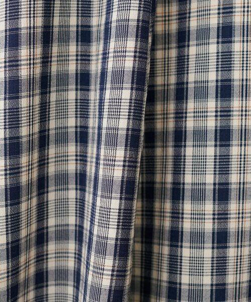 natural couture（ナチュラルクチュール）の「フロントギャザーチェック柄ワンピース（ワンピース・レディース・グリーン/ネイビー/パープル・FREE）」の21枚目の写真