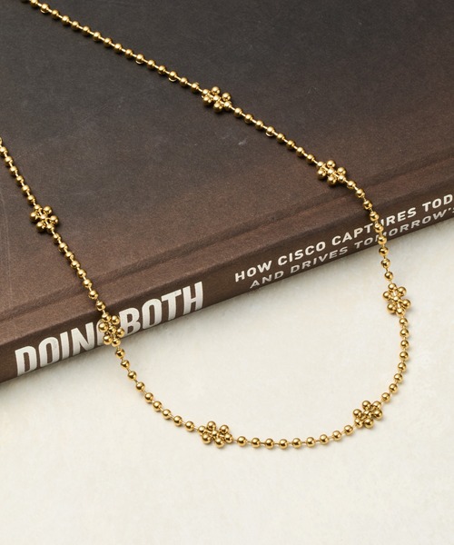 COLONY 2139（コロニートゥーワンスリーナイン）の「フラワーボールチェーンネックレス（ネックレス・レディース・シルバー/ゴールド・FREE）」の2枚目の写真