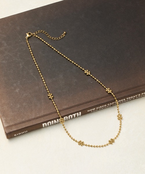 COLONY 2139（コロニートゥーワンスリーナイン）の「フラワーボールチェーンネックレス（ネックレス・レディース・シルバー/ゴールド・FREE）」の5枚目の写真