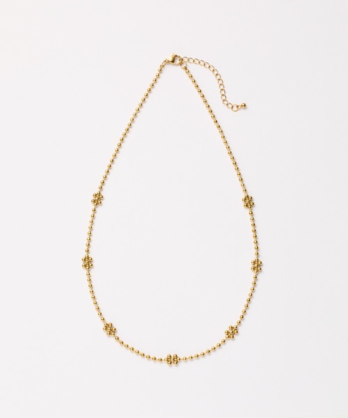 COLONY 2139（コロニートゥーワンスリーナイン）の「フラワーボールチェーンネックレス（ネックレス・レディース・シルバー/ゴールド・FREE）」の6枚目の写真