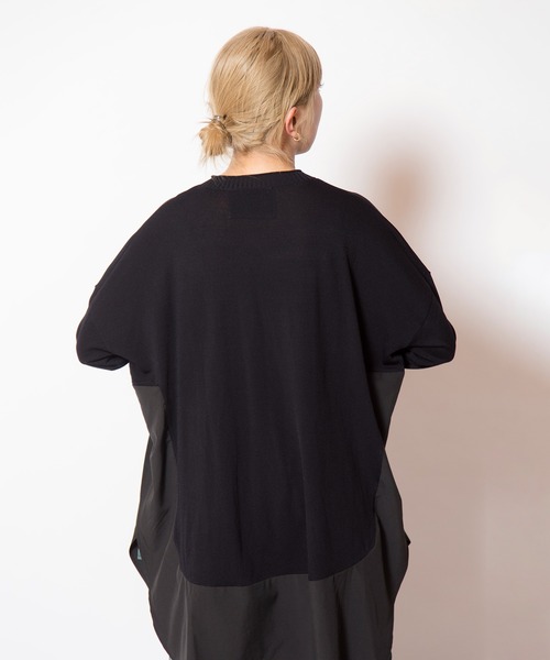 OSMOSIS（オズモーシス）の「ラウンドヘムニットプルオーバー（ニット/セーター・レディース・ライトグレー/ピンク/ブラック・ONE SIZE）」の15枚目の写真